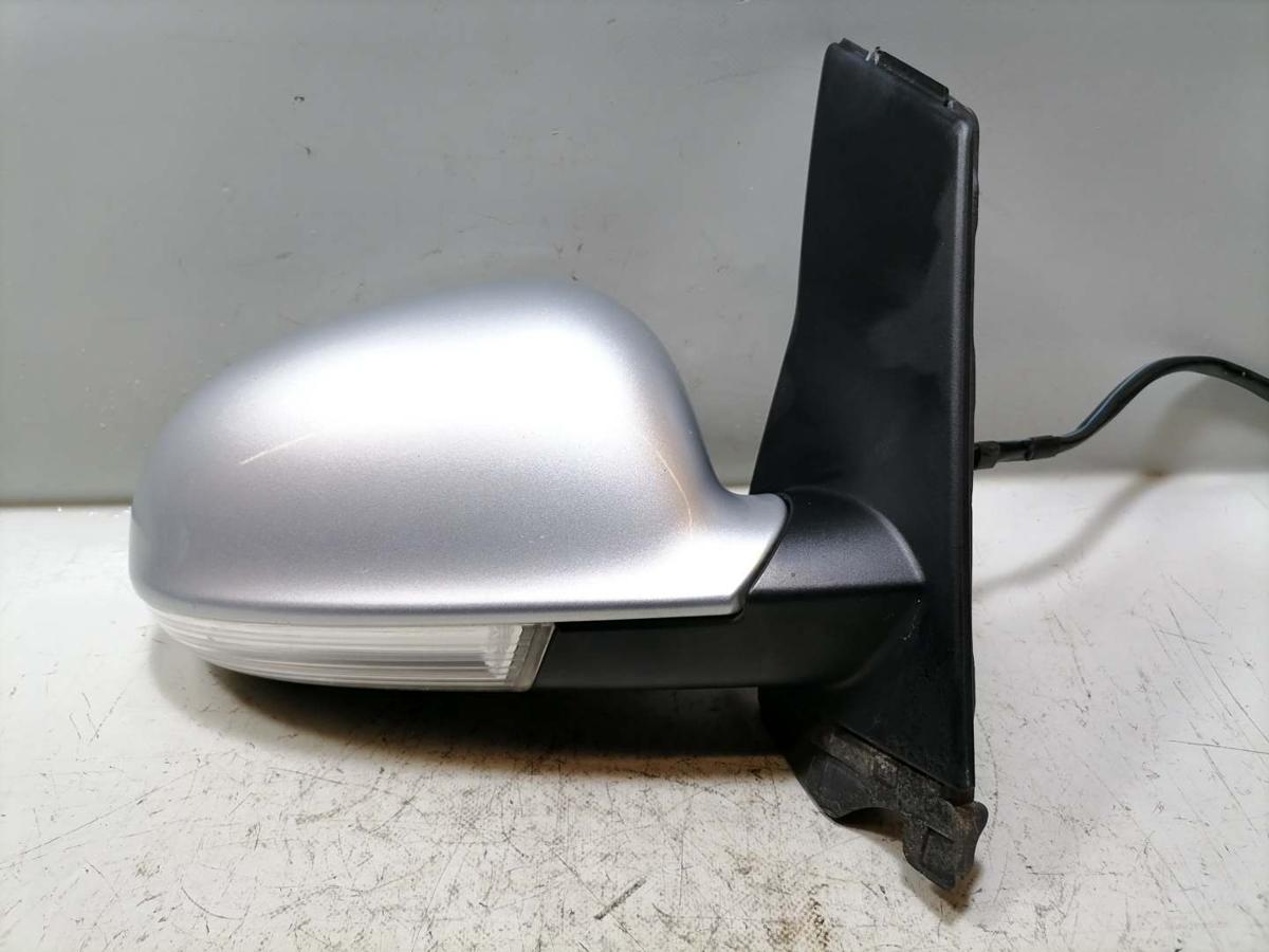 VW Golf Plus original Au&szlig;enspiegel rechts elektrisch verstellbar beheizt LA7W Reflexsilber Bj.2005